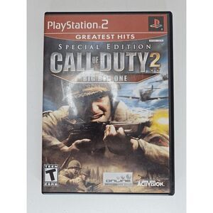 Call of Duty 2 Big Red One PS2 PlayStation 2 Complete CIB Special Edition Tested